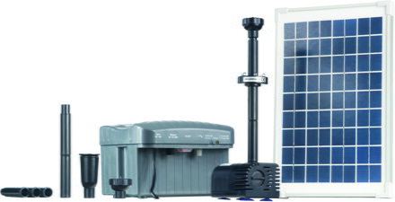Súprava čerpadiel so solárnym efektom HEISSNER 750 l/h s LED osvetlením SP760-L