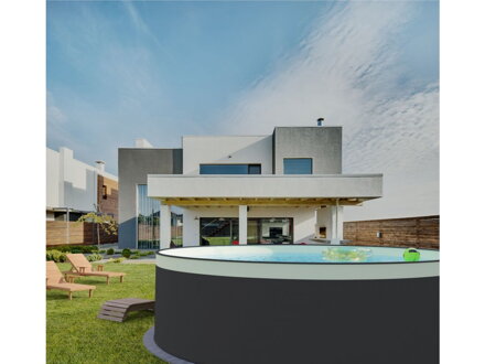 Bazén CF ANTRAZIT/biely - bazén 350 x 90 cm