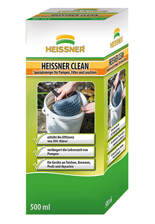 HEISSNER CLEAN Špeciálny čistiaci prostriedok - na čerpadlá, filtre a UV lampy, 500 ml ZP9001-00