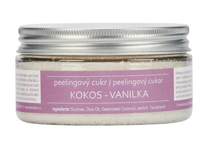 Cukrový peeling - Kokos - vanilka