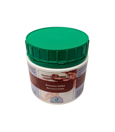 Saunový peeling soľ Borovica limba