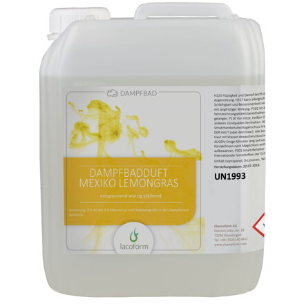 Esencia do parných kúpeľov Mexiko Lemongras