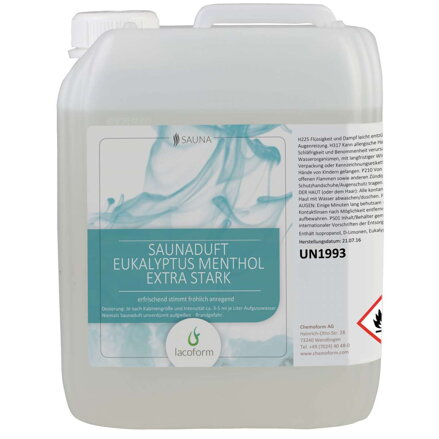 Saunová esencia Eukalyptus - mentol extra silný