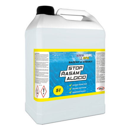 SILCO SILCOPOOL&SPA STOP RIASÁM/ ALGICID Objem: 5 l