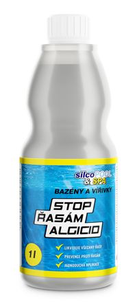 SILCO SILCOPOOL&SPA STOP RIASÁM/ ALGICID Objem: 1 l