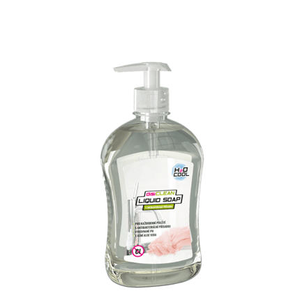 H2O COOL Antibakteriální mýdlo disiCLEAN LIQUID SOAP Objem: 0,5 l