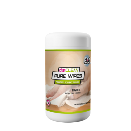 H2O COOL disiCLEAN PURE WIPES Množstvo: 70 ks