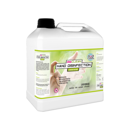 Dezinfekce na ruce H2O COOL disiCLEAN HAND DISINFECTION Objem: 3 l