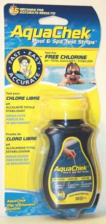 Testovacie prúžky AquaChek - 4v1