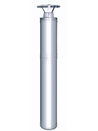 Komínová súprava 1500 mm, nerezová oceľ. oceľ