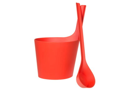 Vedro do sauny RENTO + naberačka, jahoda