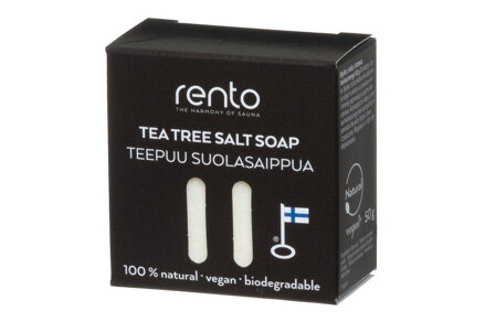 RENTO Saunové soľné mydlo 50g - Tea Tree