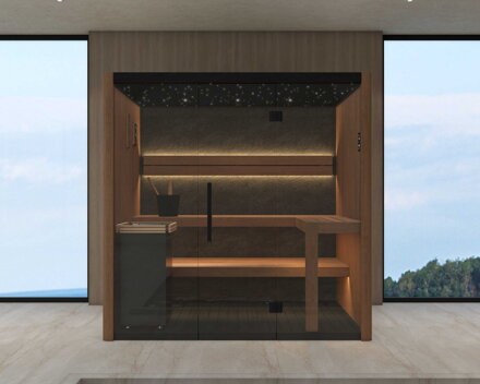 Vnútorná fínska sauna OKA Pure Essential 4