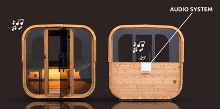 Modul AUDIO QUADRA X/QUADRA XL/ SUDOVÁ SAUNA - SET