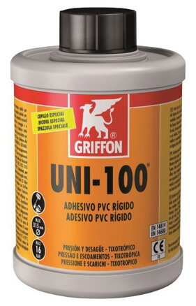 Lepidlo na PVC GRIFFON UNI-100 so štetcom - 500 ml