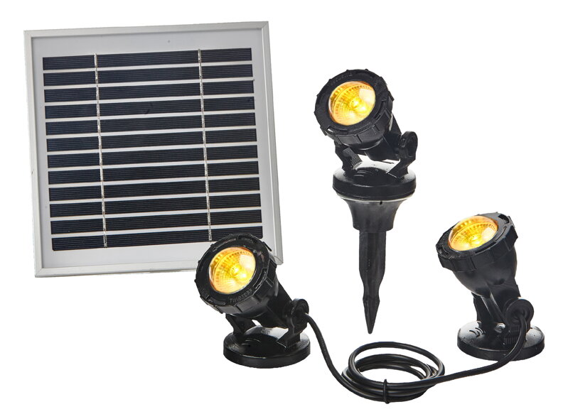 Solárne RGB LED osvetlenie jazierka Aku HEISSNER SLU135-00