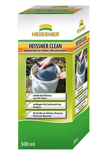 HEISSNER CLEAN Špeciálny čistiaci prostriedok - na čerpadlá, filtre a UV lampy, 500 ml ZP9001-00