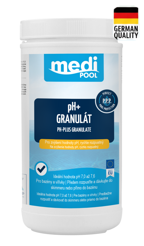 Bazénová chémia - PH+Plus granulát 1,0 kg MediPOOL