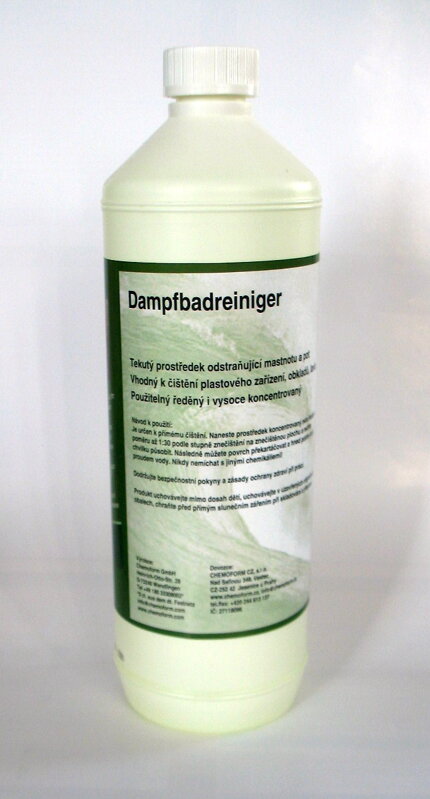 Dampfbadreiniger - čistič parných kúpeľov Dampfbadreiniger - čistič parných kúpeľov