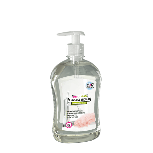 H2O COOL Antibakteriální mýdlo disiCLEAN LIQUID SOAP Objem: 0,5 l