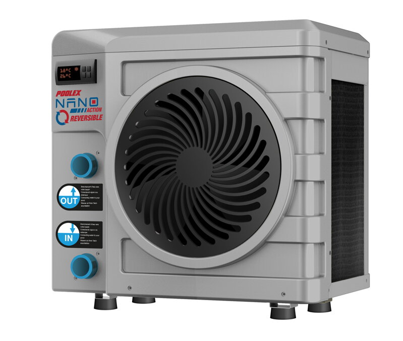 Tepelné čerpadlo Poolex Nano Action R32 Reverzibilné - 5kW Tepelné čerpadlo Poolex Nano Action R32 Reverzibilné - 5kW