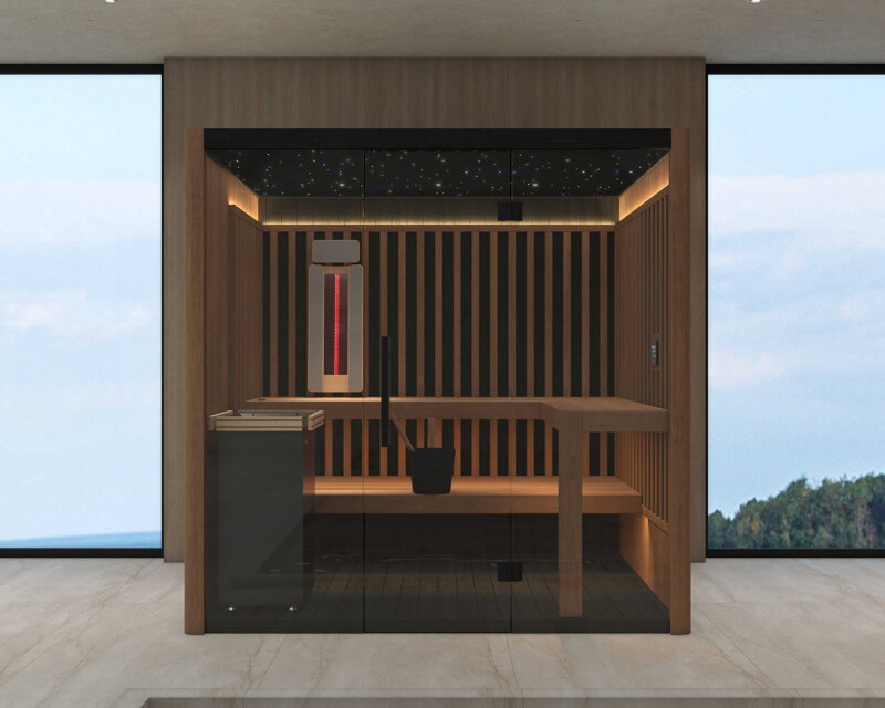 Vnútorná kombinovaná sauna OKA Fusion Synergy 3