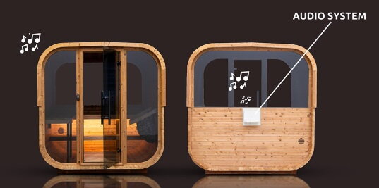 Modul AUDIO QUADRA X/QUADRA XL/ SUDOVÁ SAUNA - SET