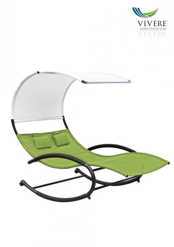 Vivere - Dvojité ležadlo # Green Apple Vivere - Dvojité ležadlo # Green Apple
