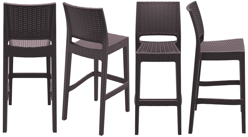 Barová stolička SPA PREMIUM+ (hnedá)