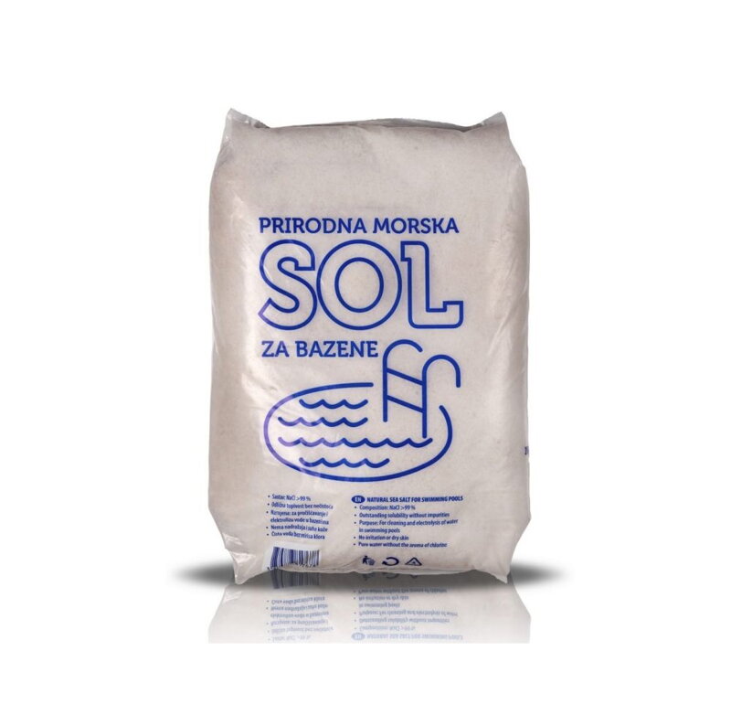 Chorvátska bazénová soľ 25 kg