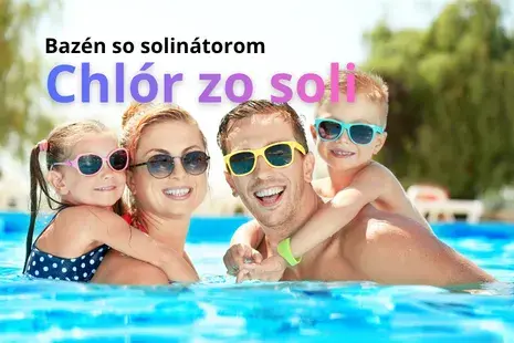 Schéma fungovania solinátora a výroby chlóru zo soli v bazénovej vode